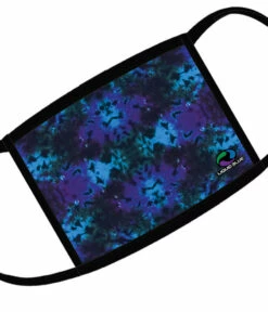 Blue Mandala Tie-Dye Face Covering