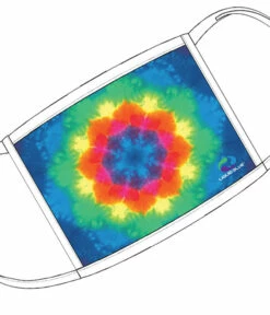 Rainbow Mandala Face Covering