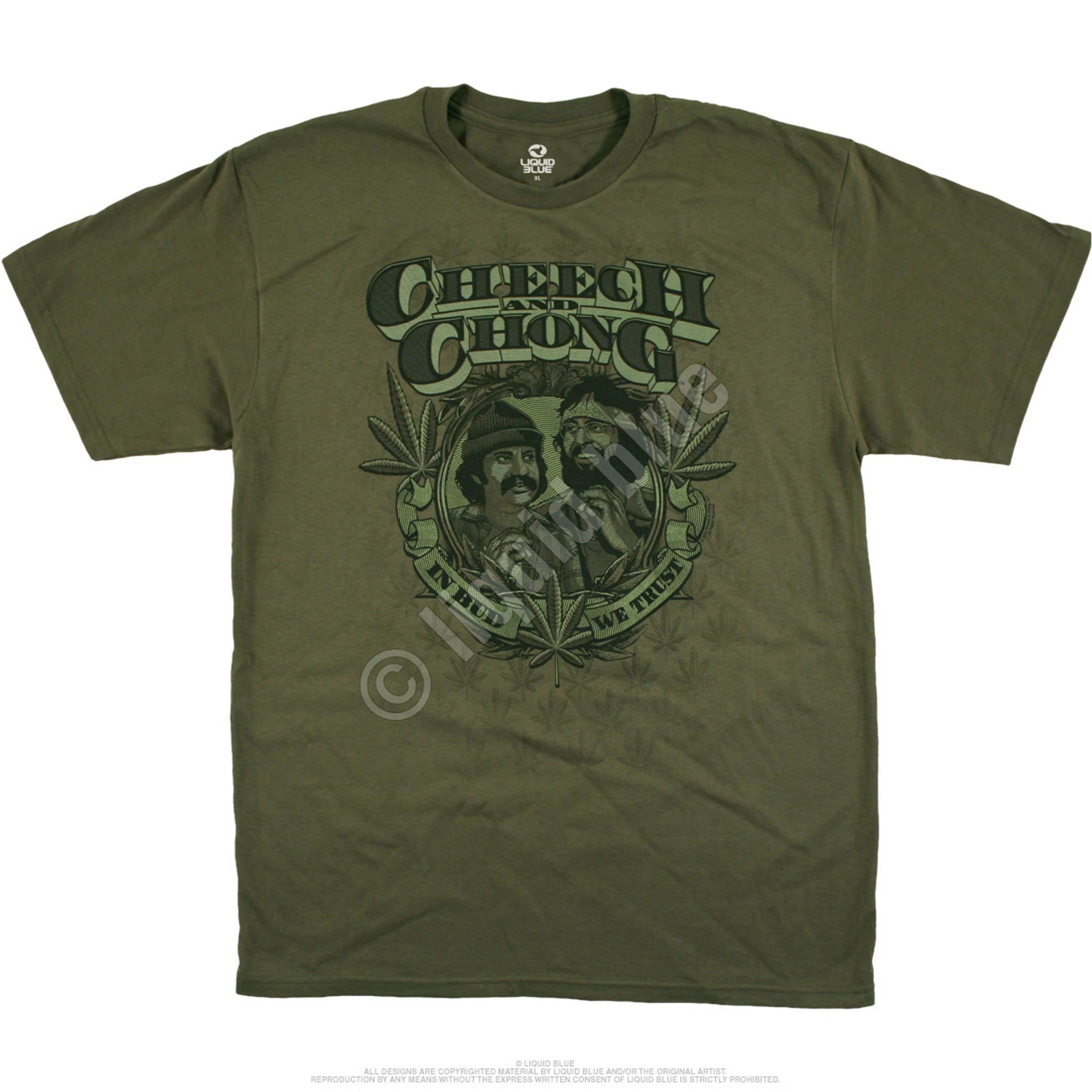 In Bud We Trust Green T-Shirt 4 In Bud We Trust Green T-Shirt - Image 2