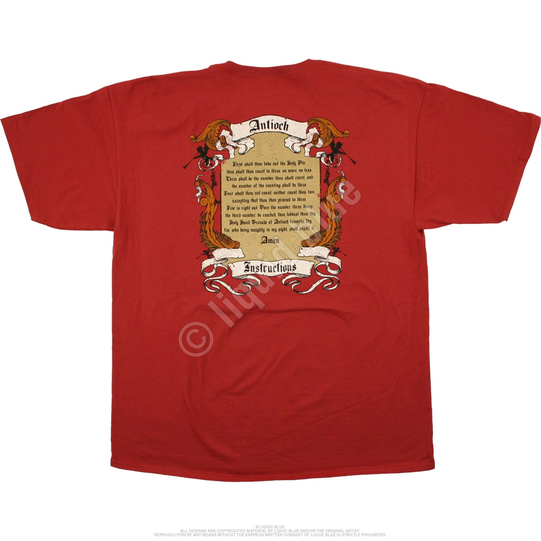 Antioch Red T-Shirt 5 Antioch Red T-Shirt - Image 3