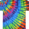 Rainbow Blue Streak Unprinted Tie-Dye T-Shirt -MLB Shop 11101f 32732.1569264435