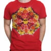 Red Mandala Unprinted Tie-Dye T-Shirt -MLB Shop 11103f body 25362.1655140297