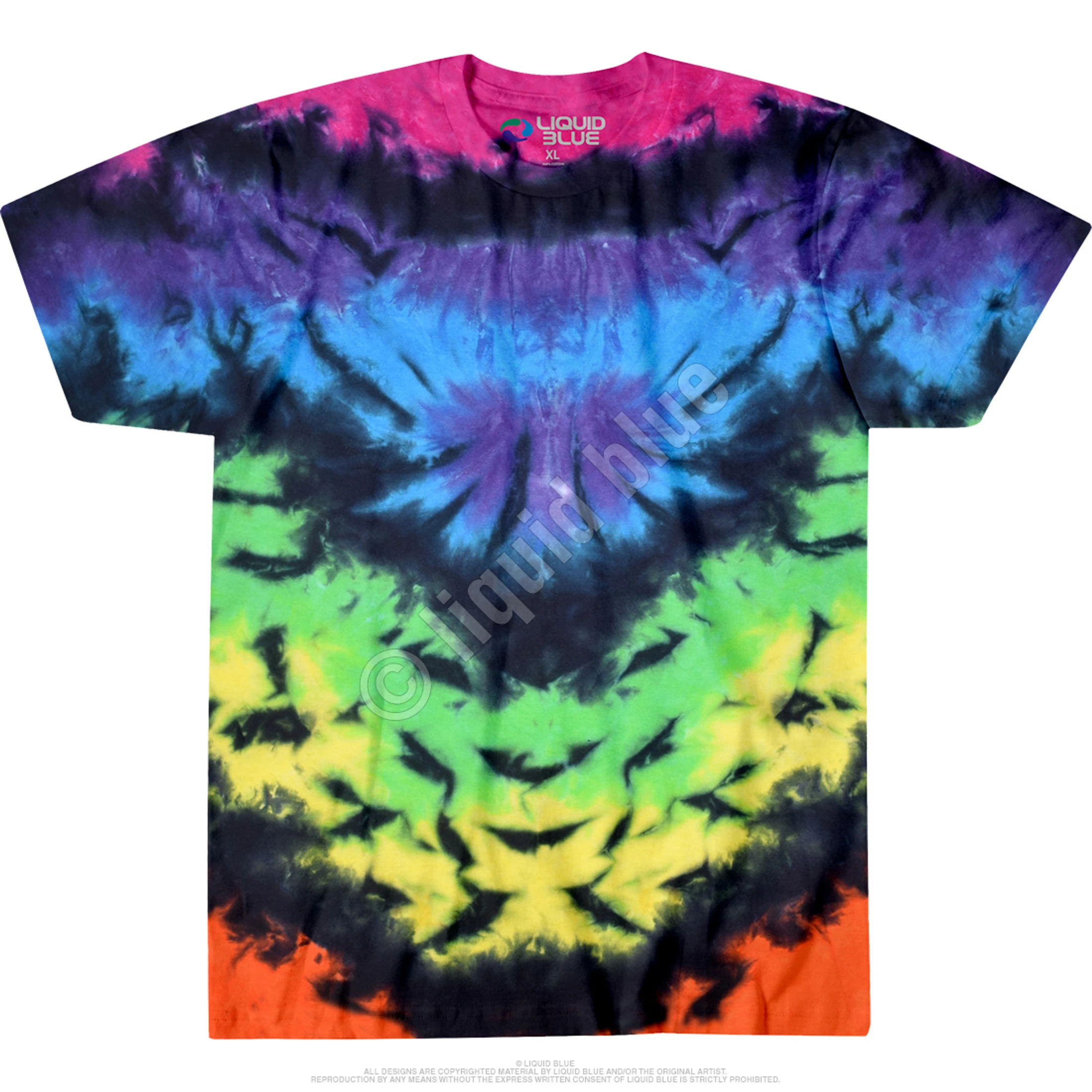 Butterfly Krinkle Unprinted Tie-Dye T-Shirt 5 Butterfly Krinkle Unprinted Tie-Dye T-Shirt - Image 3