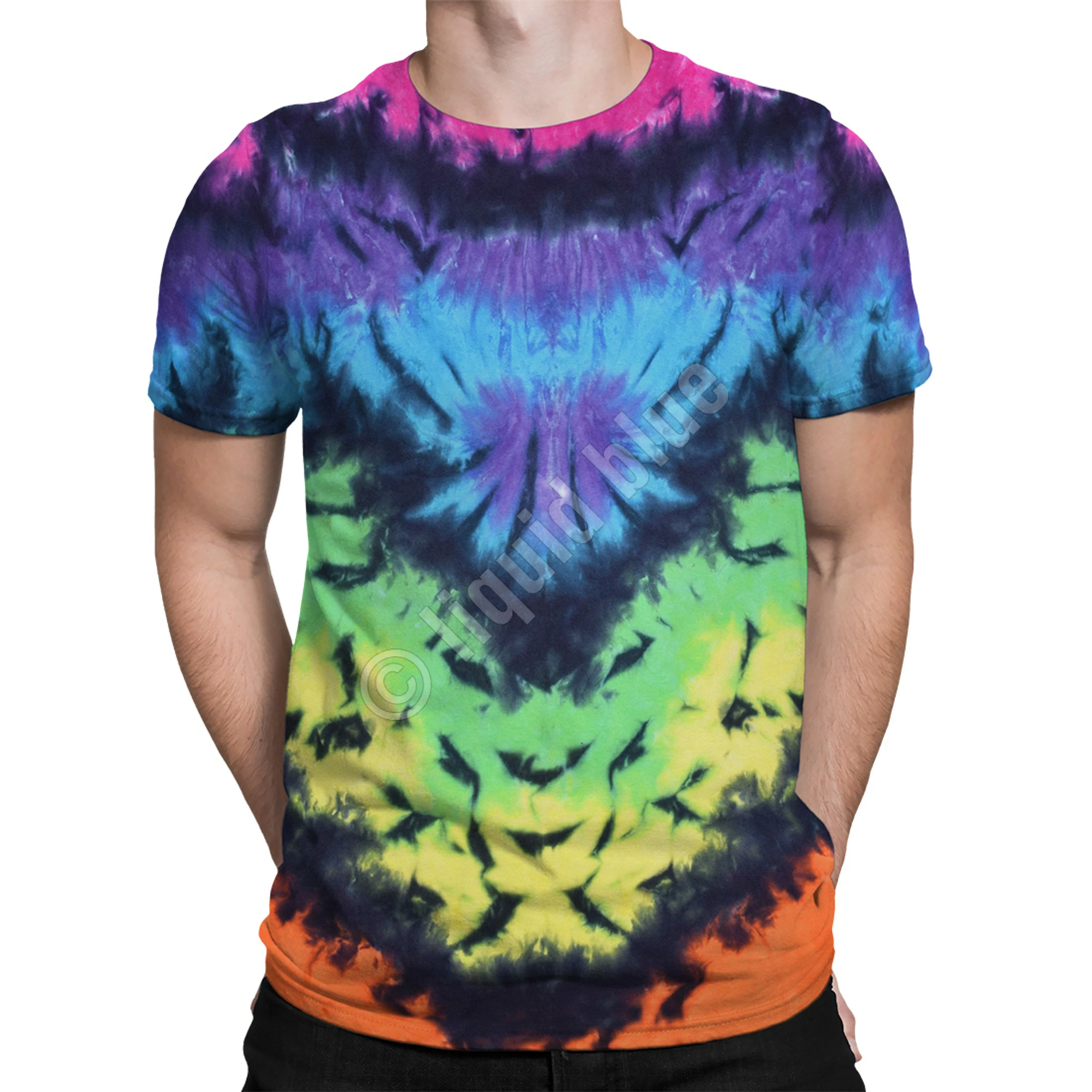 Butterfly Krinkle Unprinted Tie-Dye T-Shirt 4 Butterfly Krinkle Unprinted Tie-Dye T-Shirt - Image 2