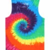 Rainbow Spiral Unprinted Tie-Dye Tank Top T-Shirt -MLB Shop 11106Tf 24058.1655140401