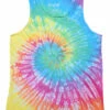 Pastel Spiral Unprinted Tie-Dye Tank Top T-Shirt -MLB Shop 11107Tf 85247.1651600262