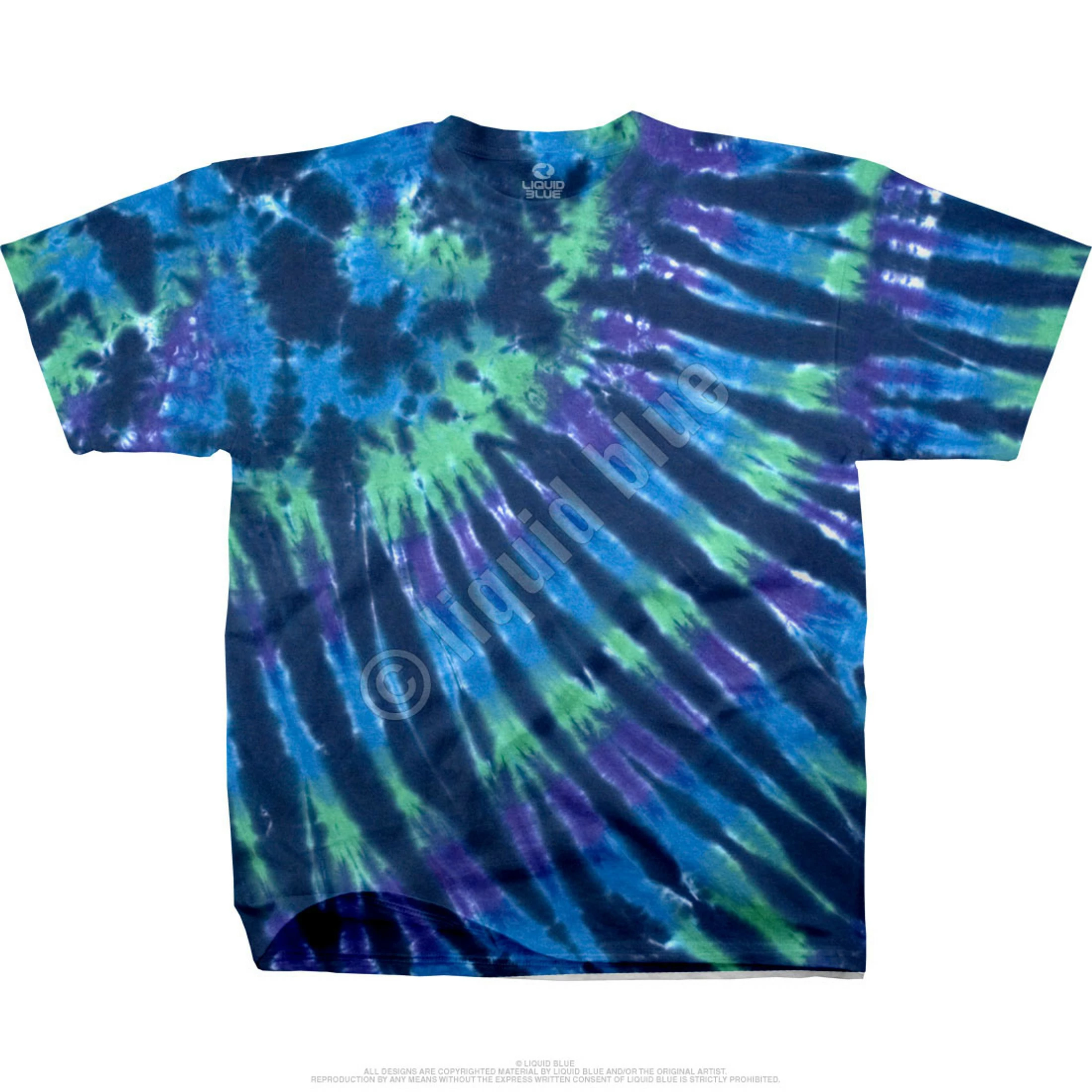 Cool Nebula Unprinted Tie-Dye T-Shirt 4 Cool Nebula Unprinted Tie-Dye T-Shirt - Image 2