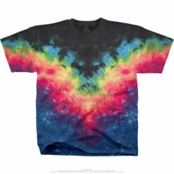 Symmetrical Rainbow Youth Unprinted Tie-Dye T-Shirt -MLB Shop 11127Yf 26220.1389218431