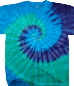 Cool Spiral Youth Unprinted Tie-Dye T-Shirt