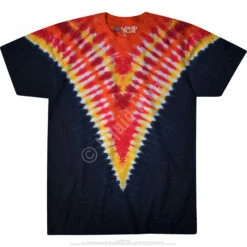 Fiery V Unprinted Tie-Dye T-Shirt -MLB Shop 11131f 40678.1471454071