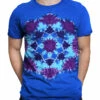 Blue Mandala Unprinted Tie-Dye T-Shirt -MLB Shop 11132f body 96195.1569264438
