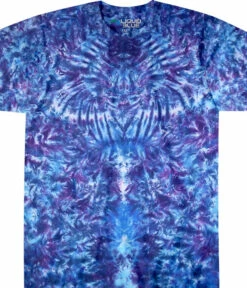 Crazy Blue Krinkle Unprinted Tie-Dye T-Shirt