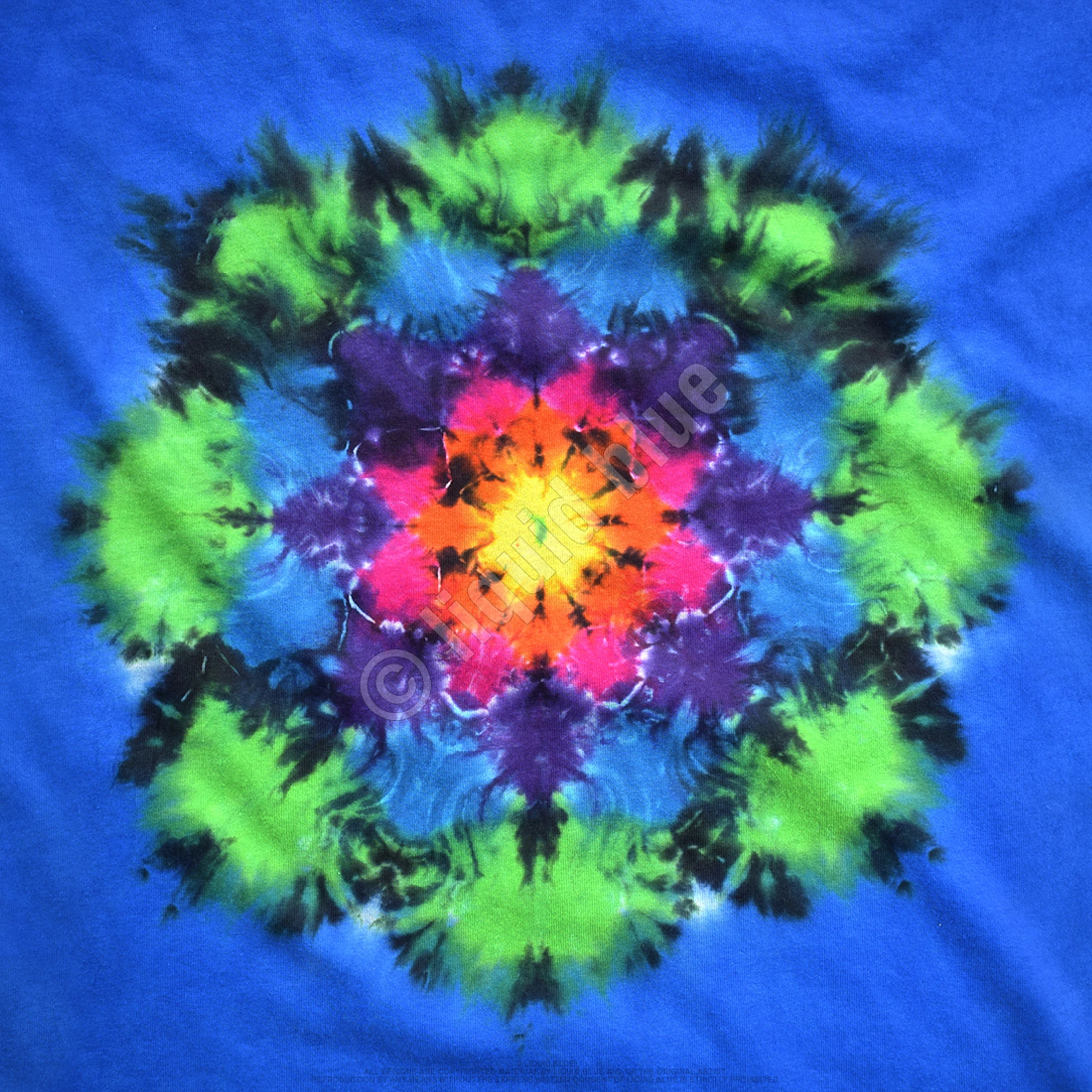 Rainbow Mandala Unprinted Tie-Dye T-Shirt 6 Rainbow Mandala Unprinted Tie-Dye T-Shirt - Image 4