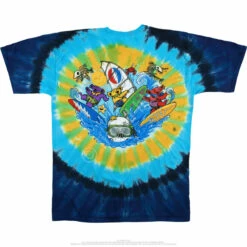 Beach Bear Bingo Tie-Dye T-Shirt -MLB Shop 11320b 53014.1471453904