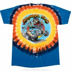 Steal Your Hot Rod Tie-Dye T-Shirt -MLB Shop 11339f 25838.1666986071