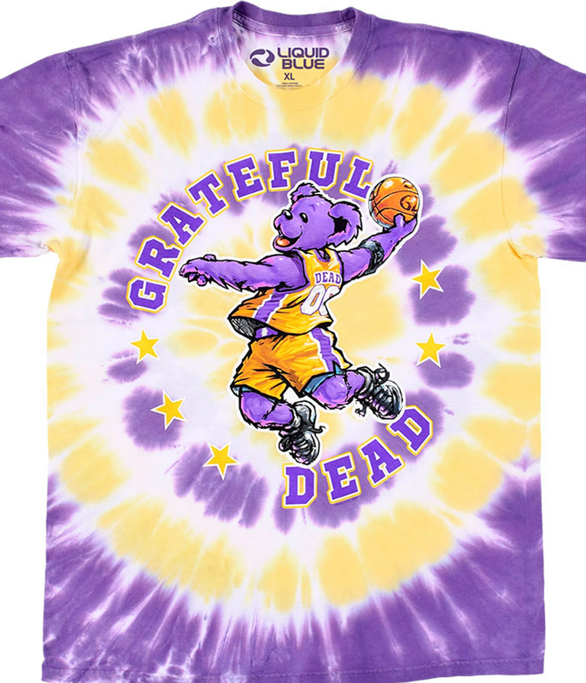 Hoops Bear Tie-Dye T-Shirt 3 Hoops Bear Tie-Dye T-Shirt