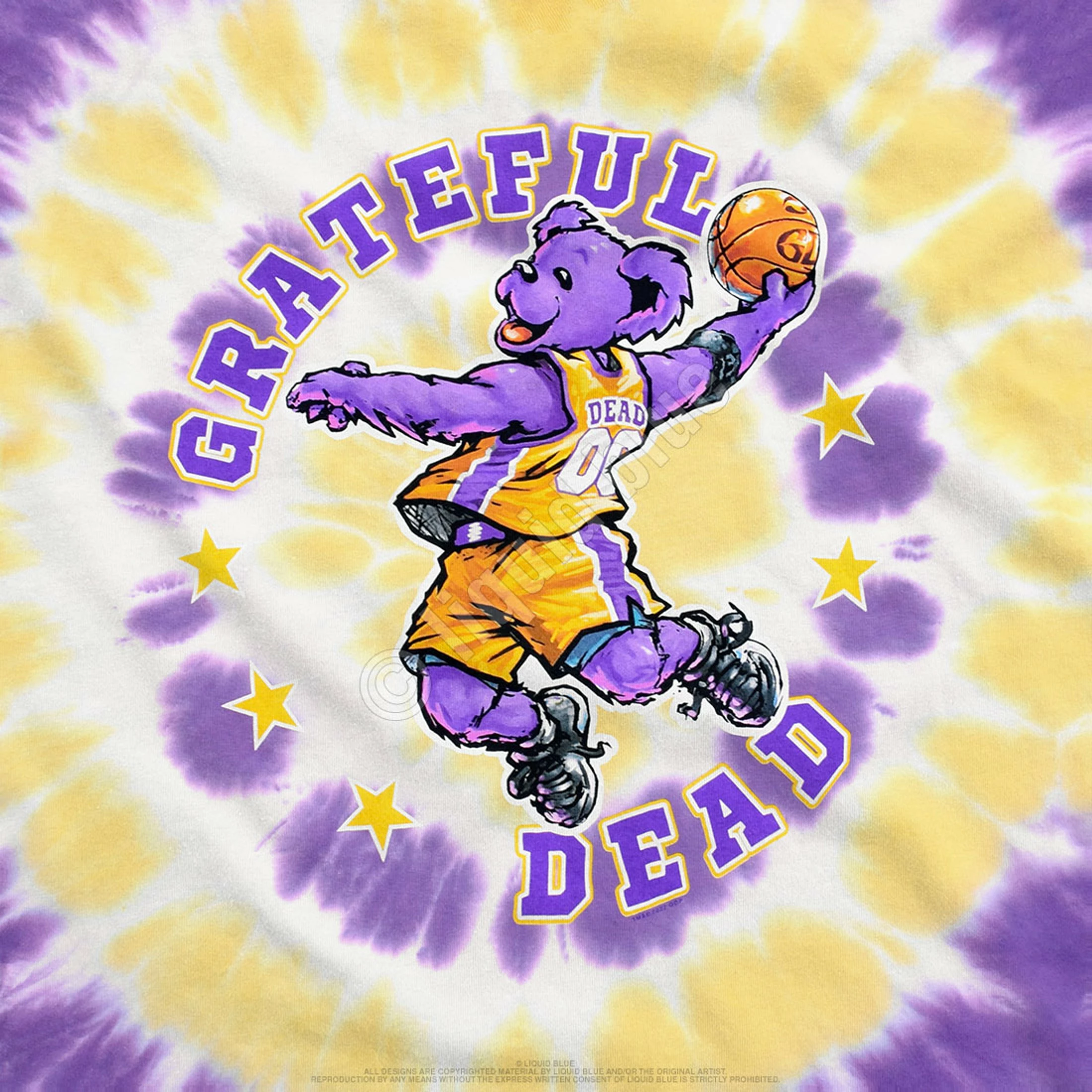 Hoops Bear Tie-Dye T-Shirt 5 Hoops Bear Tie-Dye T-Shirt - Image 3