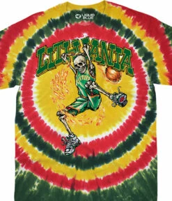 Lithuania Basketball Tie-Dye T-Shirt