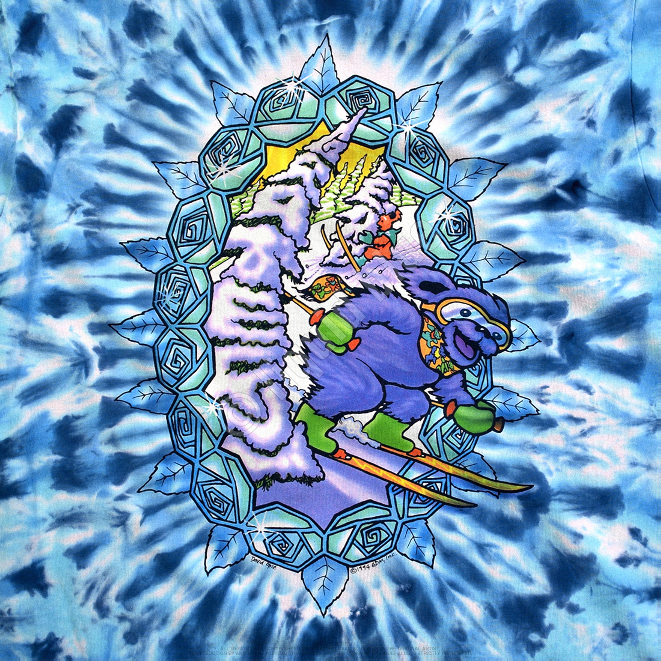 Snowboard Bears Tie-Dye T-Shirt 7 Snowboard Bears Tie-Dye T-Shirt - Image 5