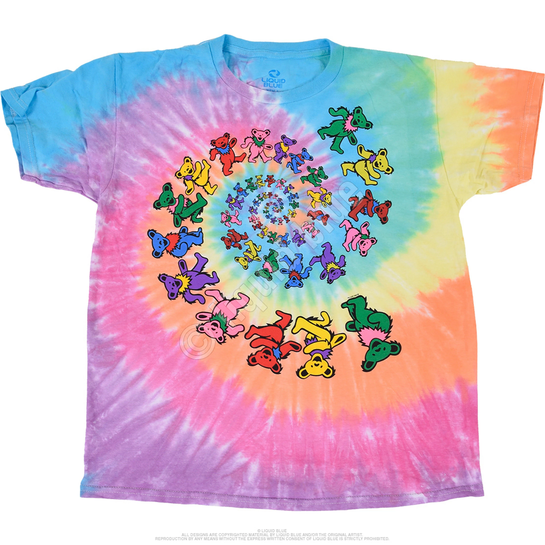 Spiral Bears Youth Tie-Dye T-Shirt 4 Spiral Bears Youth Tie-Dye T-Shirt - Image 2
