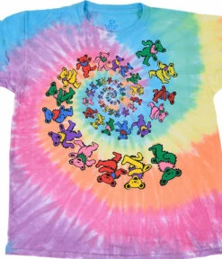 Spiral Bears Youth Tie-Dye T-Shirt