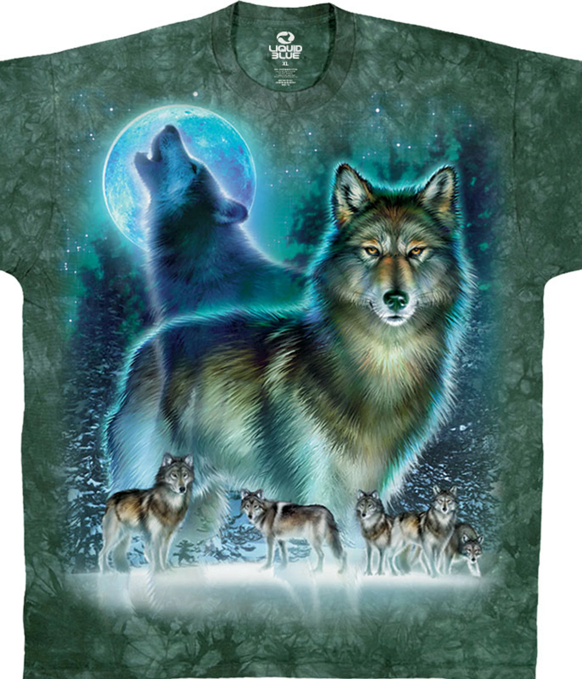 Wolf Moon Tie-Dye T-Shirt 3 Wolf Moon Tie-Dye T-Shirt