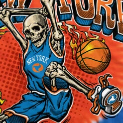 New York Dunker Basketball Skeleton Tie-Dye T-Shirt 9 New York Dunker Basketball Skeleton Tie-Dye T-Shirt -MLB Shop 11430f artwork1 60681.1682446219