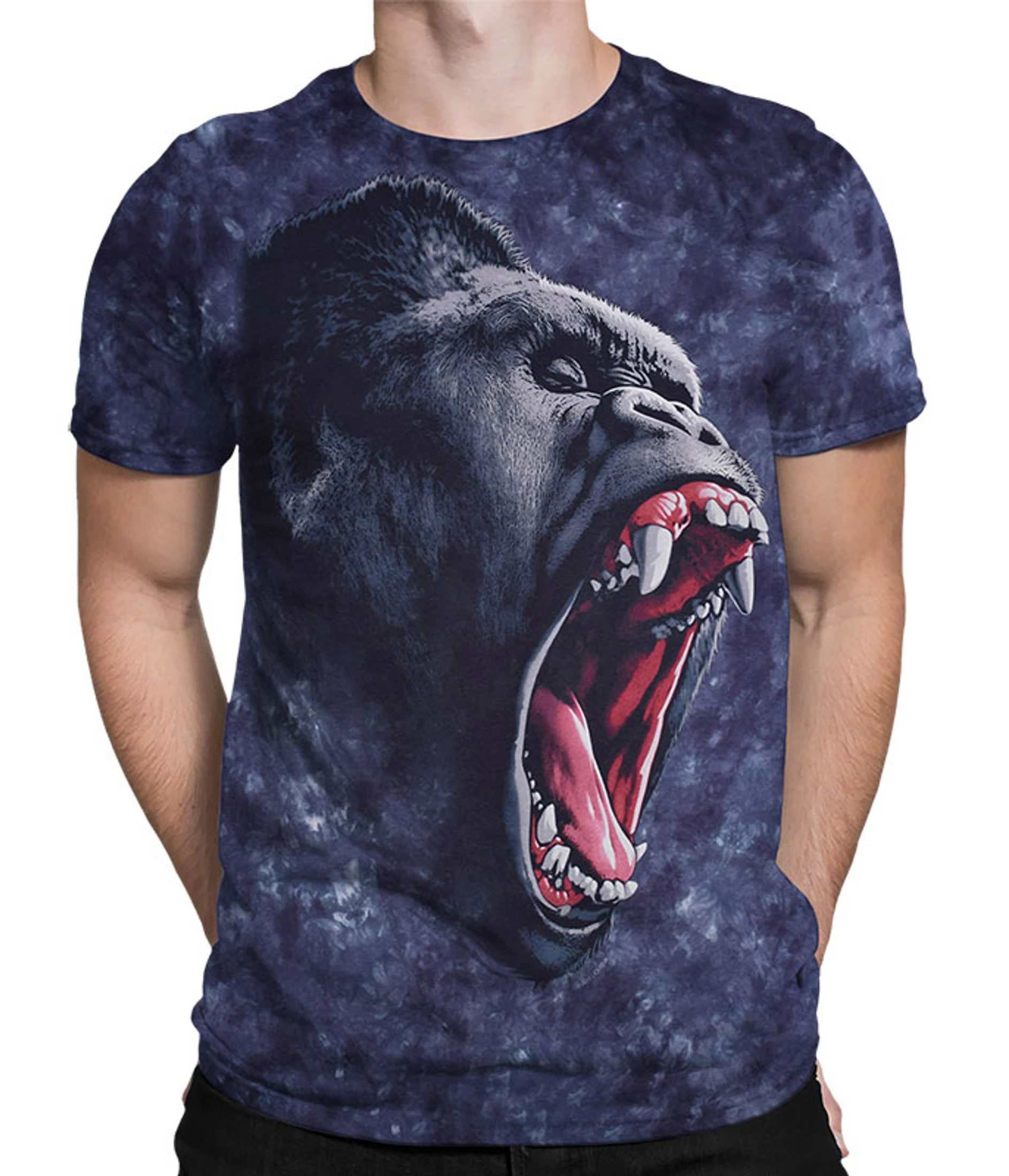 Gorilla Power Tie-Dye T-Shirt 3 Gorilla Power Tie-Dye T-Shirt