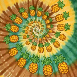 Pineapple Spiral Tie-Dye T-Shirt 7 Pineapple Spiral Tie-Dye T-Shirt -MLB Shop 11453f artwork 28345.1536617602