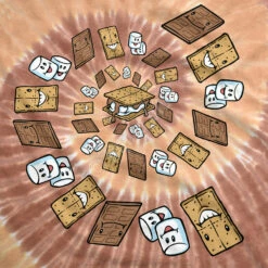 Smores Spiral Tie-Dye T-Shirt -MLB Shop 11457f artwork 50831.1536616121