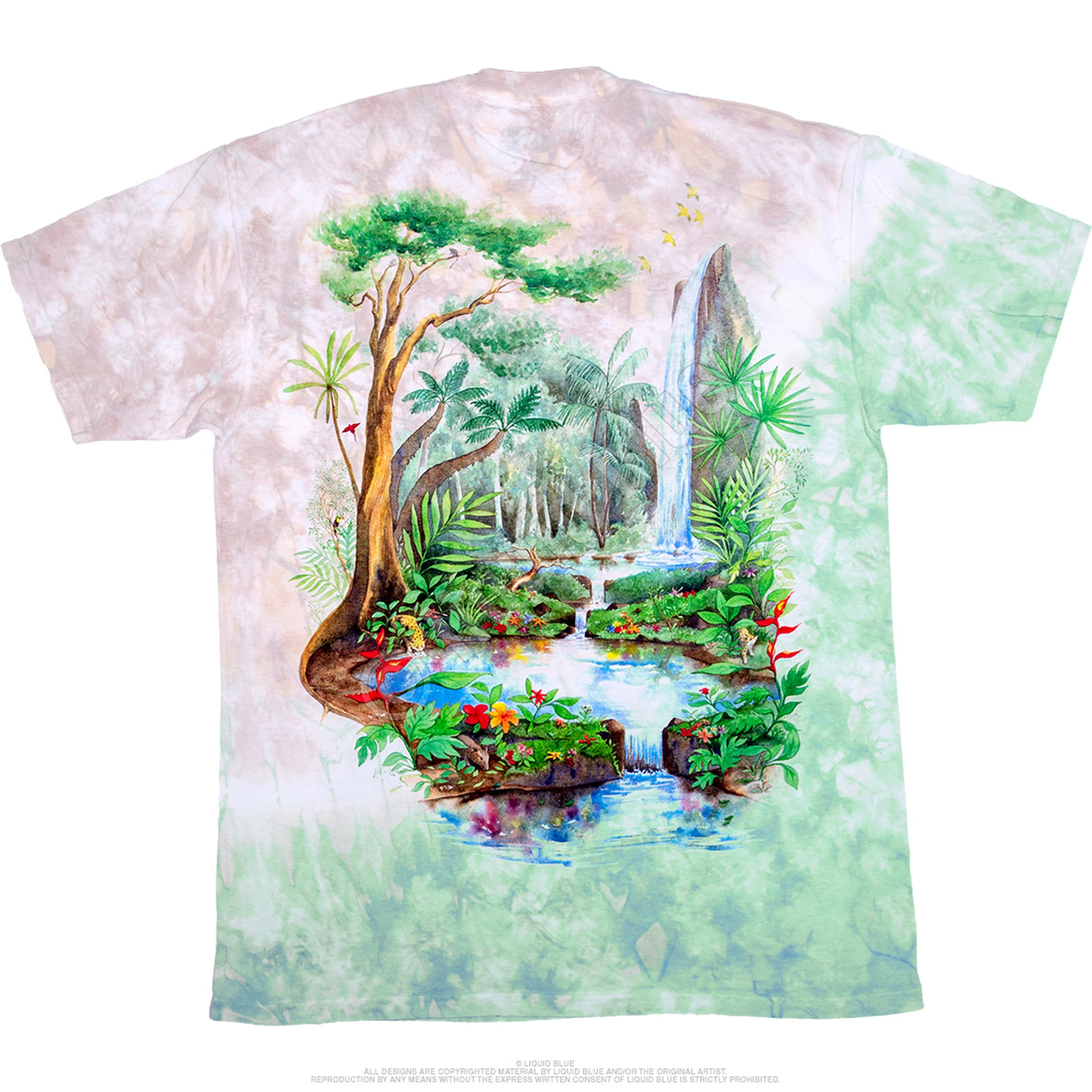 Rainforest Tie-Dye T-Shirt 5 Rainforest Tie-Dye T-Shirt - Image 3