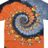 Candy Corn Spiral Tie-Dye T-Shirt