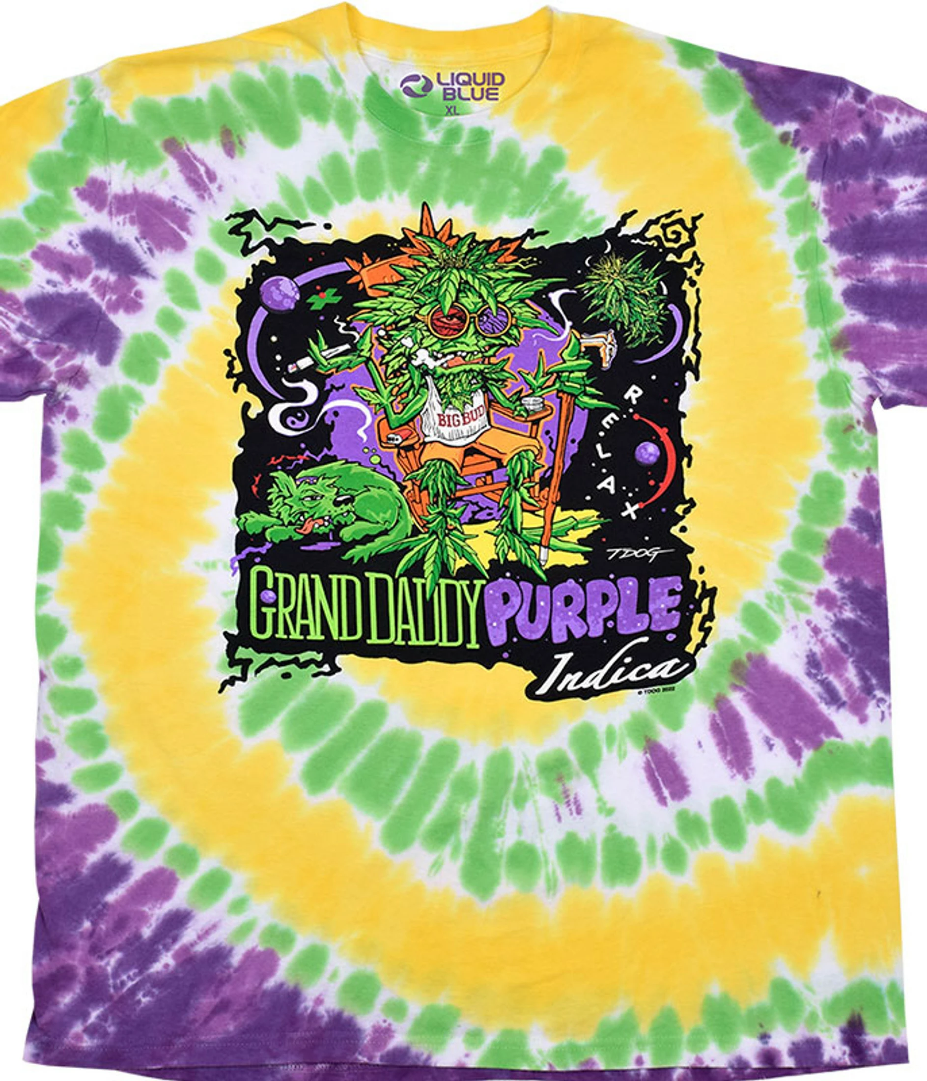 Grand Daddy Purple Tie-Dye T-Shirt 3 Grand Daddy Purple Tie-Dye T-Shirt