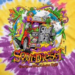 Sour Diesel Tie-Dye T-Shirt -MLB Shop 11477f artwork 80652.1674252284
