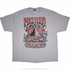 Pink Floyd Carnegie Hall Dark Heather Poly-Cotton T-Shirt -MLB Shop 11624 plus 92334.1488396576