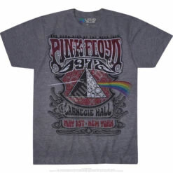 Pink Floyd Carnegie Hall Dark Heather Poly-Cotton T-Shirt -MLB Shop 11624f 39071.1488831292