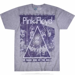 Pink Floyd Live Heather Grey Poly-Cotton T-Shirt -MLB Shop 11640f 77507.1488831364