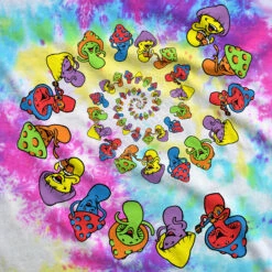 Spiral Shrooms Tie-Dye T-Shirt -MLB Shop 11702f artwork 68311.1477936246