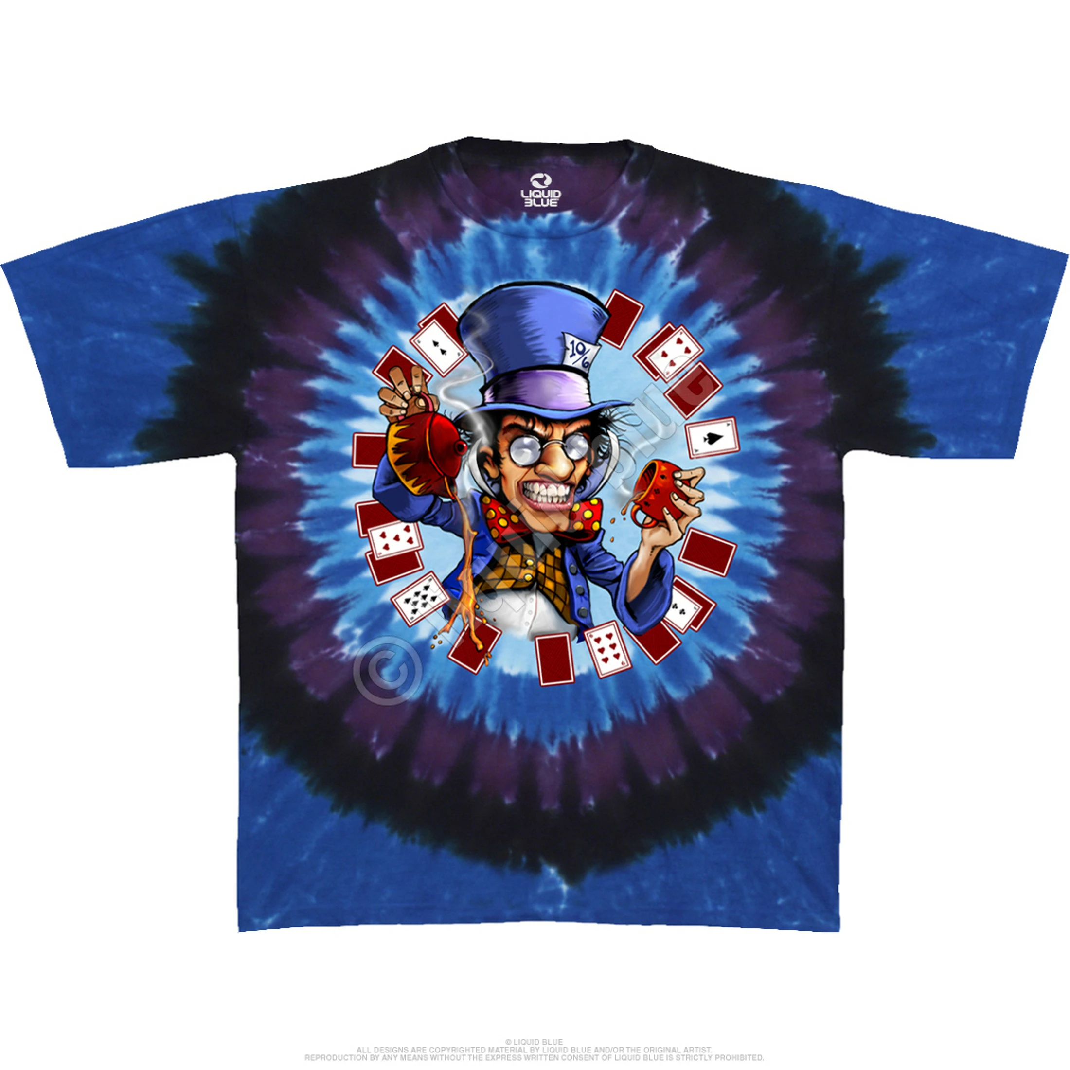 Mad Hatter Tie-Dye T-Shirt 4 Mad Hatter Tie-Dye T-Shirt - Image 2