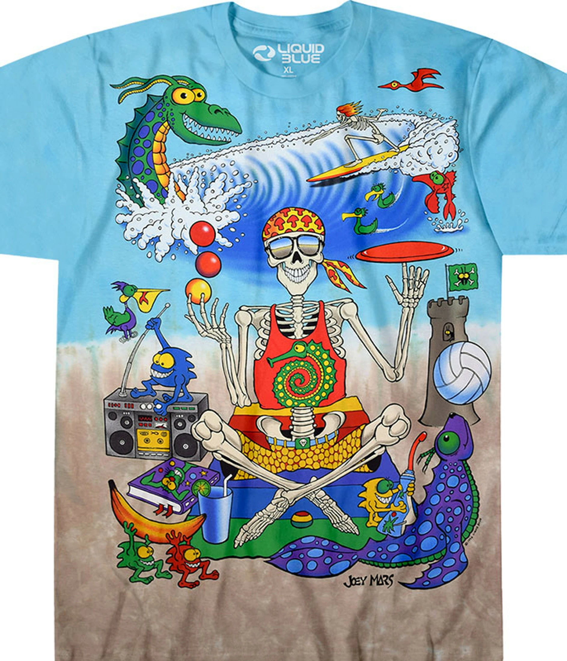 Mars Beach Joey Mars Tie-Dye T-Shirt 3 Mars Beach Joey Mars Tie-Dye T-Shirt