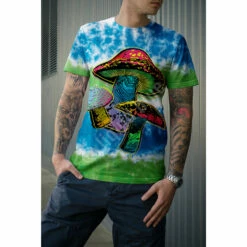 Psychedelic Shrooms Tie-Dye T-Shirt -MLB Shop 11753f lifestyle 07367.1532375087