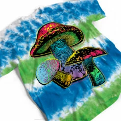 Psychedelic Shrooms Tie-Dye T-Shirt -MLB Shop 11753f perspective 62783.1532375087