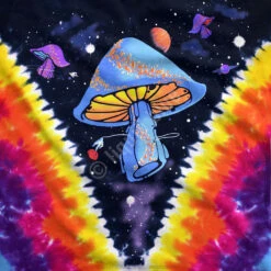 Space Shrooms Tie-Dye T-Shirt -MLB Shop 11774f artwork 58789.1646252434