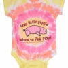 Pink Floyd This Lil' Piggy Tie-Dye Onesie -MLB Shop 11805Bf 47160.1569264559