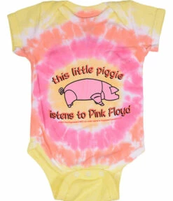 Pink Floyd This Lil' Piggy Tie-Dye Onesie