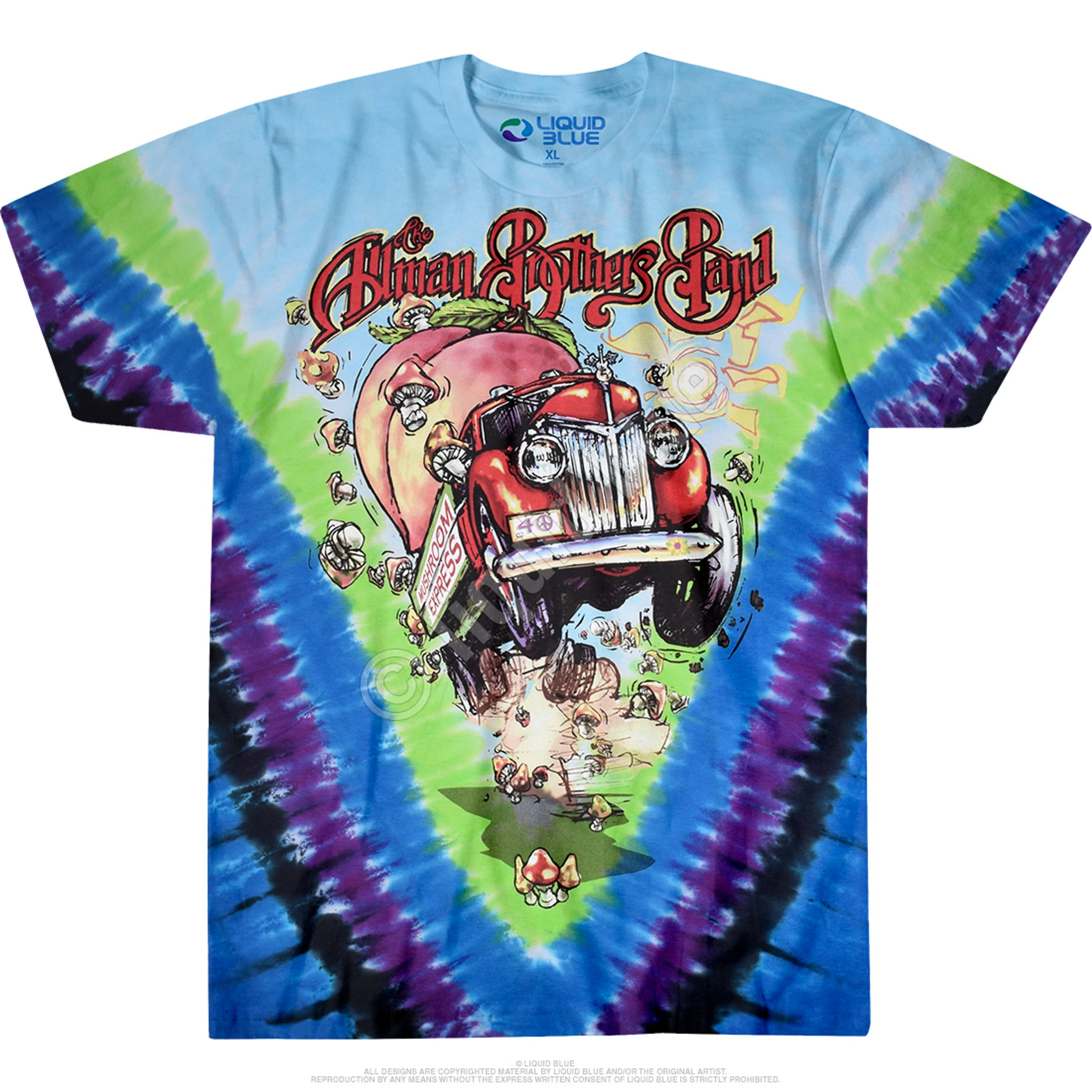 Allman Brothers Tie-Dye T-Shirt 6 Allman Brothers Tie-Dye T-Shirt - Image 4