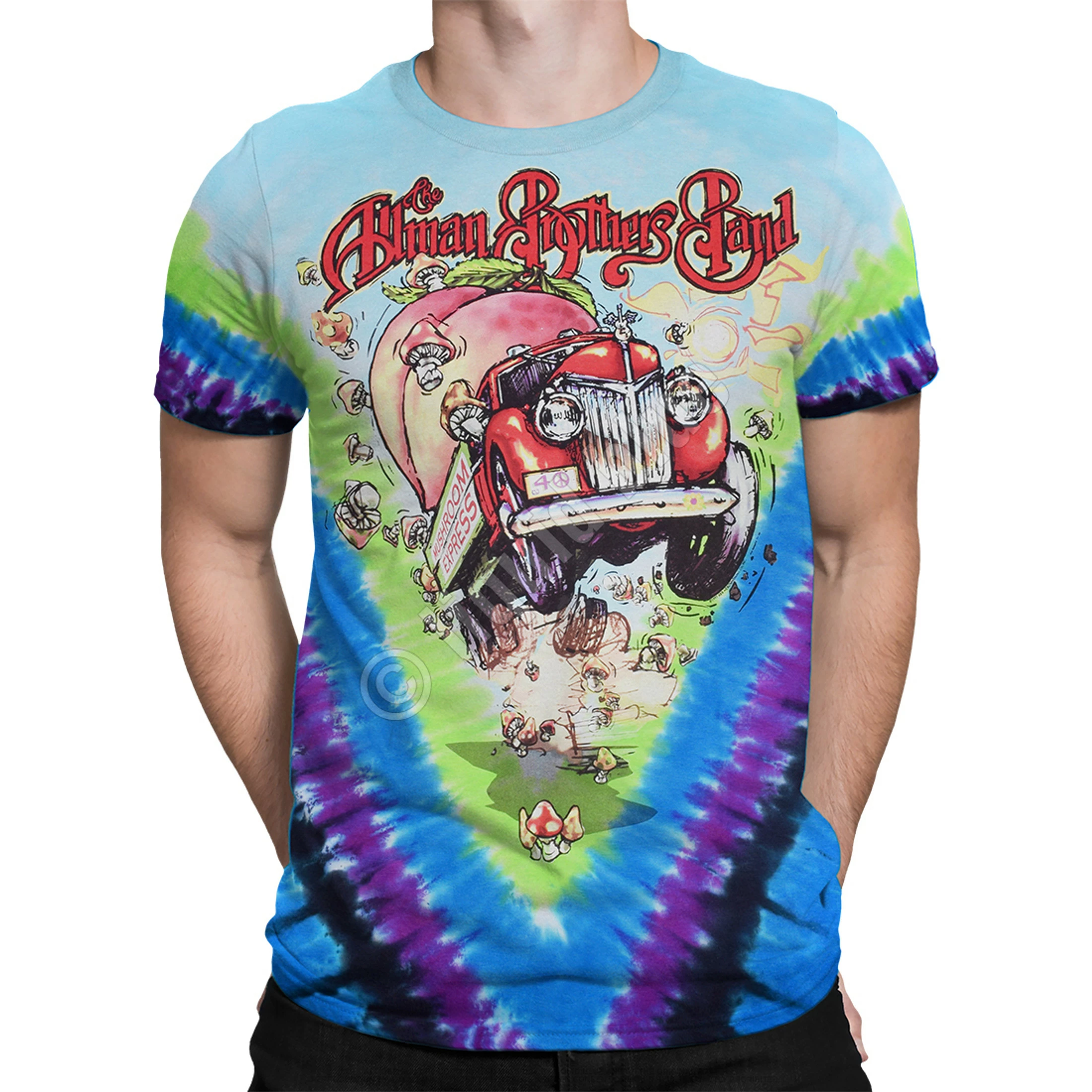 Allman Brothers Tie-Dye T-Shirt 4 Allman Brothers Tie-Dye T-Shirt - Image 2