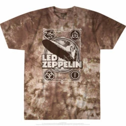 Zeppelin Poster Tie-Dye T-Shirt 8 Zeppelin Poster Tie-Dye T-Shirt -MLB Shop 11816f 54735.1642187743