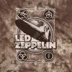 Zeppelin Poster Tie-Dye T-Shirt 9 Zeppelin Poster Tie-Dye T-Shirt -MLB Shop 11816f artwork 05198.1642187743