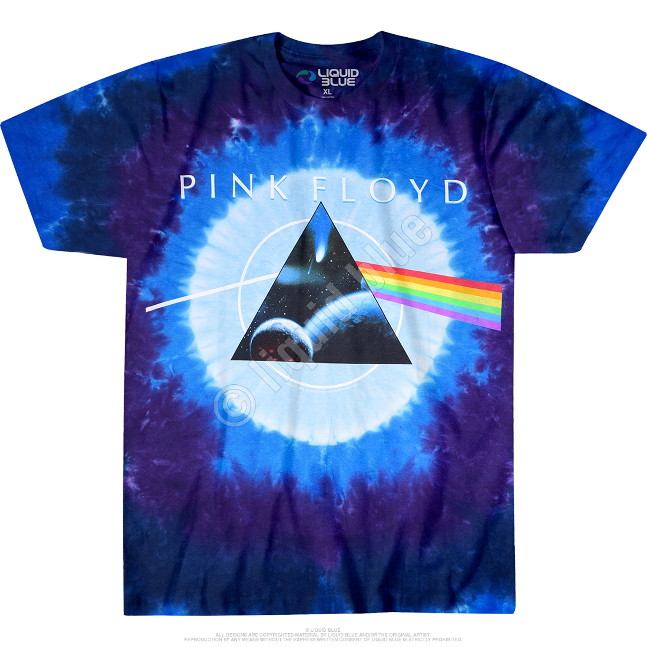 Pink Floyd Dark Side Galaxy Tie-Dye T-Shirt 6 Pink Floyd Dark Side Galaxy Tie-Dye T-Shirt - Image 4